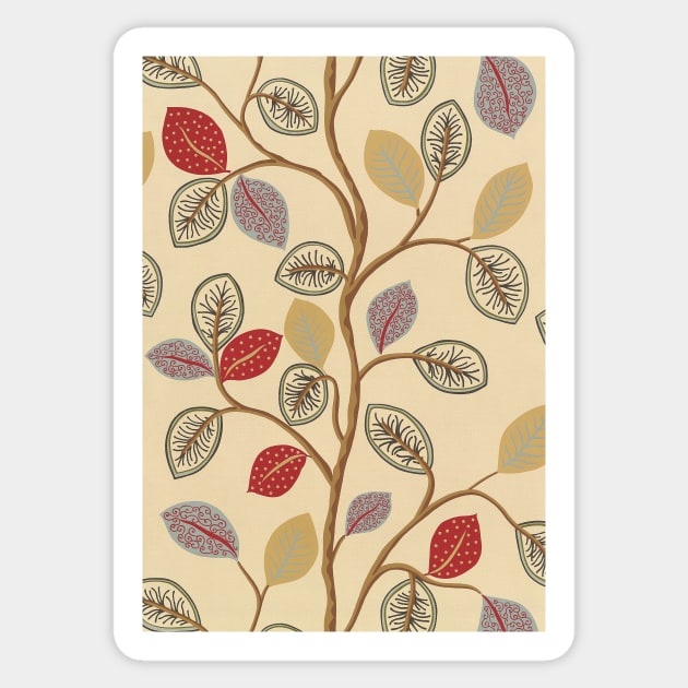 Oxford Floral I Sticker by vintage-glow